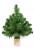 Искусственная ель Норвежская 30 см зеленая натуральное дерево